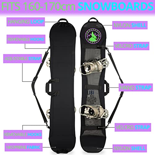 PowderHound Products - JIMMY Snowboard Cover Sleeve Case - Medium (150-160cm)